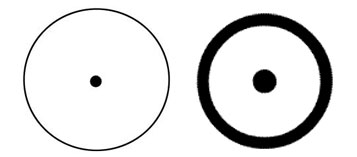 Dot Inside a Circle